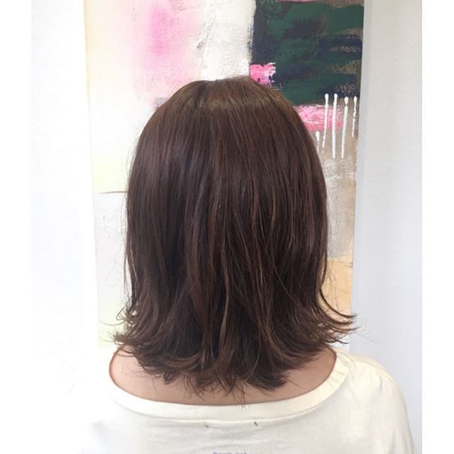 透明感のあるミルクティーアッシュ人気です！赤みを消して柔らかい雰囲気が出ます◎#美容室#北越谷#BRP#美容求人#アシスタント募集#スタイリスト募集#アイリスト募集#美容学生#サロン見学#ママさん美容師#埼玉　#越谷 #Ｎ.　#エヌドット　#切りっぱなしボブ#外ハネ　#ウェット感　#グレージュハイライトカラー