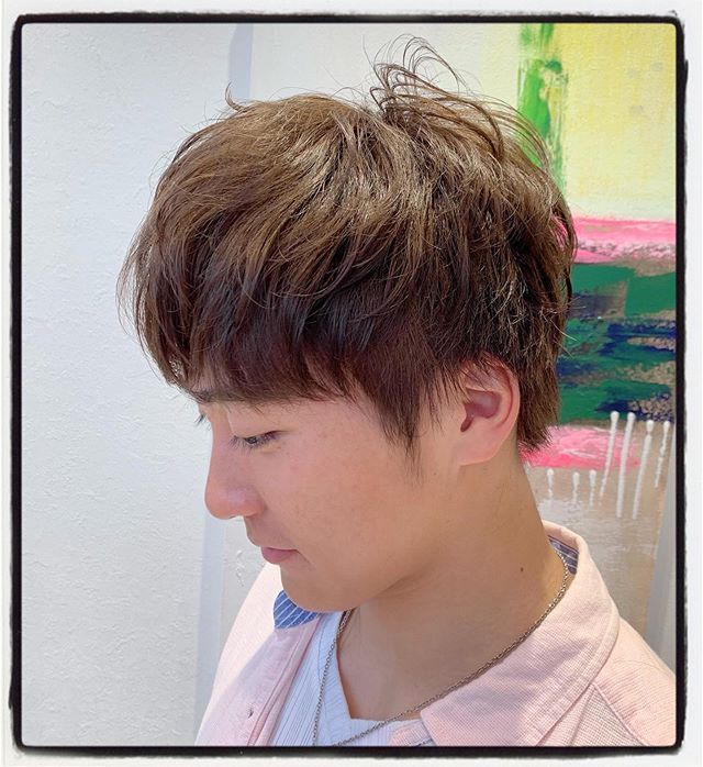 メンズパーマスタイルです！ストレート毛の方も、ワックスだけでは出しづらい動きをパーマで作ることができます！#美容室#北越谷#BRP#美容求人#アシスタント募集#スタイリスト募集#アイリスト募集#美容学生#サロン見学#ママさん美容師#埼玉　#越谷