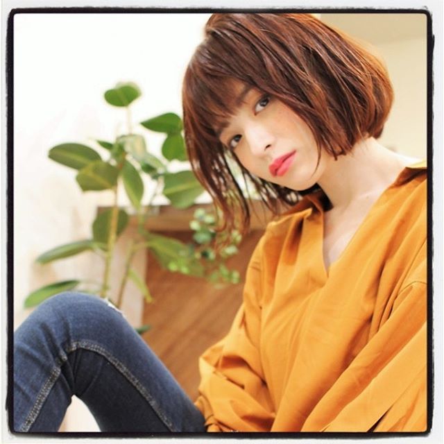 こんにちは！アニモフィオレンテ大沢店長崎です！フレンチボブスタイル！襟足も長さスッキリ！なボブスタイルは、マフラーやタートルネックなど首元のあるコーディネートが多い方にもおすすめです☃️ #美容室#北越谷#BRP#美容求人#アシスタント募集#スタイリスト募集#アイリスト募集#美容学生#サロン見学#ママさん美容師#埼玉　#越谷