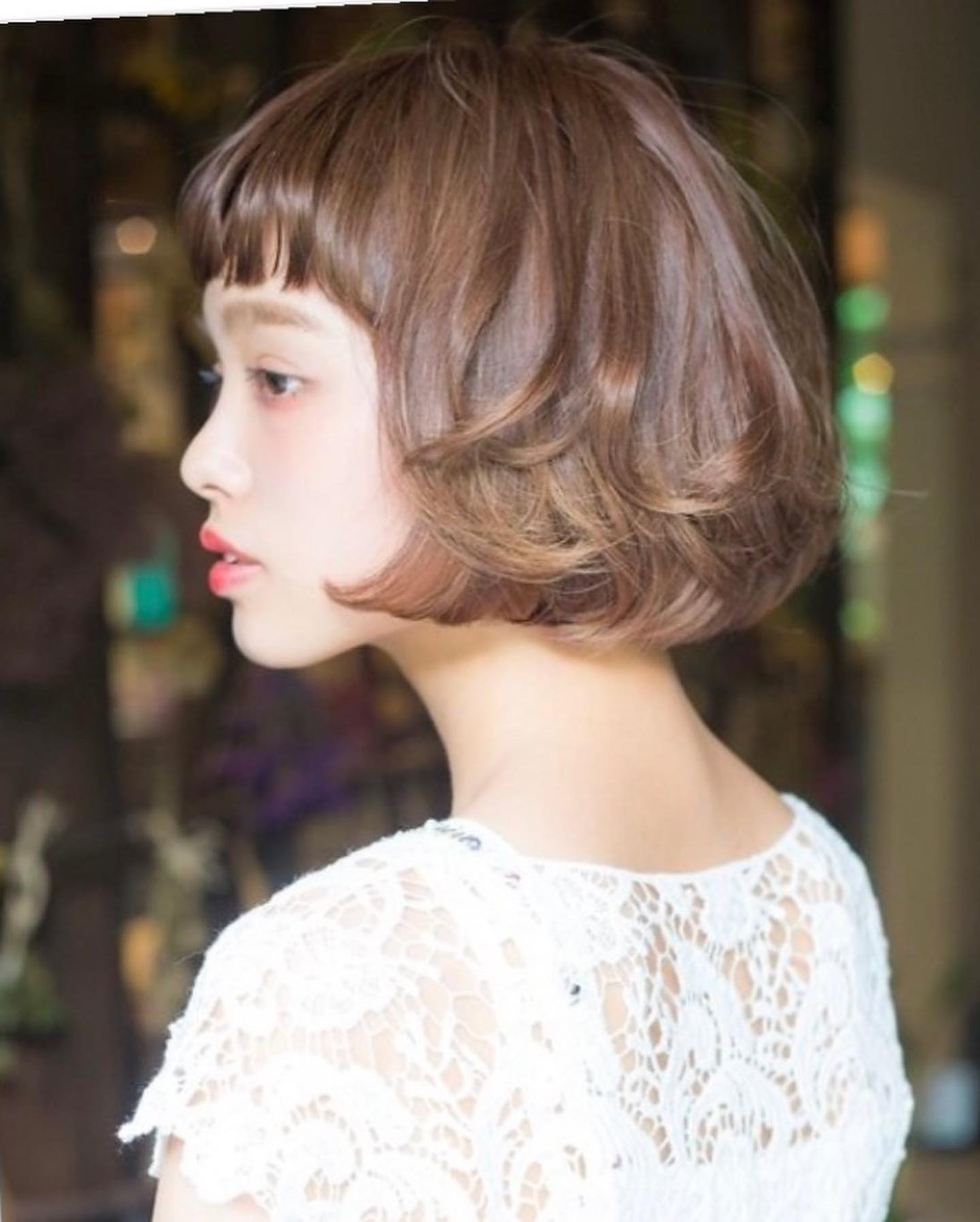 シーアオリーブカラー×シークレットハイライトで大人可愛い