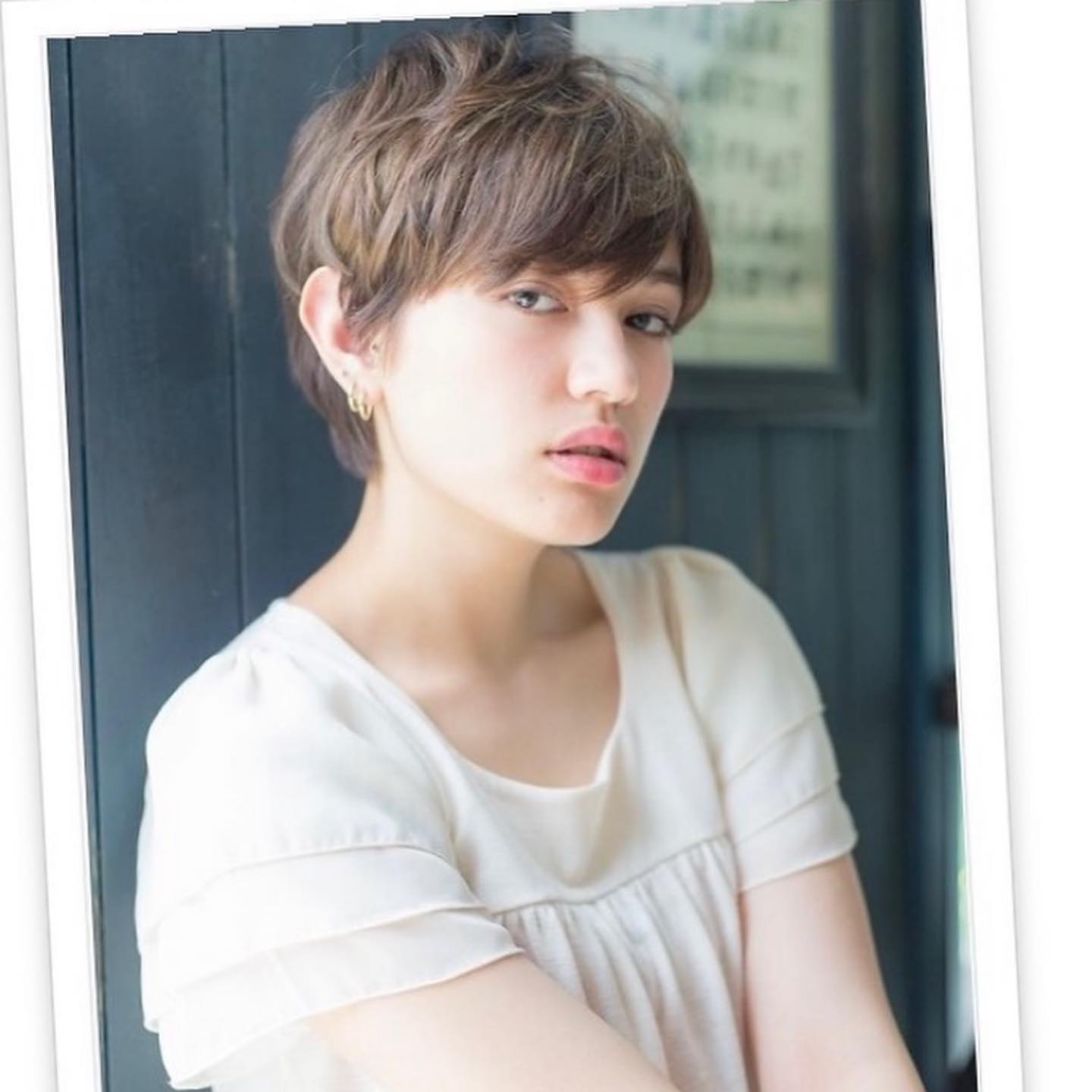 スカイベージュ×おとなショート★