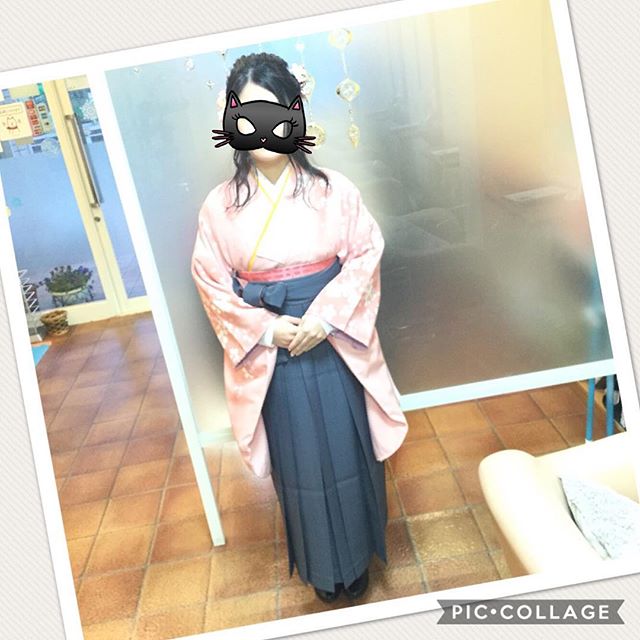 こんにちは最近花粉症がひどくなってきた店長の山口ですっ！ 卒業シーズン真っ只蒲生スタッフ早朝からお待ちしております#アニモ蒲生店#アニモ#animo蒲生店#蒲生商店街#蒲生の美容室#BRP#袴