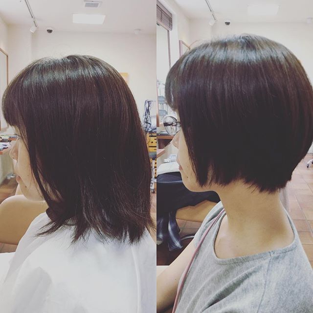 こんにちはアニモ蒲生店店長の山口です♪バッサリショートStyle?生えグセ生かしたショートお任せ下さい♪#N.#エヌドット#ナプラ#Nドットセラム#ミルボン#Nドットシアミルク#お子様同伴ok #当日ご予約OK#ロブ#エルジューダ#エルジューダエマルジョン#草加#新田#草加公園#青柳#蒲生商店街#蒲生駅#ナシードカラー#女性スタッフのみ#スタッフみんな30代?