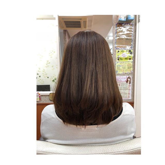 こんにちは！アニモ蒲生店 金子です（＾ω＾） 全体の縮毛矯正お手入れ楽々広がりやクセもなくなるので朝のアイロン　ブロー要らずです！前髪だけなど部分的にできるのでオススメです #ナプラ#Nドットセラム#ミルボン#Nドットシアミルク#お子様同伴ok #当日ご予約OK#ロブ#エルジューダ#エルジュダエマルジョン#草加#新田#草加公園#青柳#蒲生商店街#蒲生駅#ナシードカラー#女性スタッフのみ#ナピュール#ヘアビューロン#アレンジスタイル#ビューロンカールアイロン#2019#袴ヘア#袴#ゴルフ#縮毛矯正