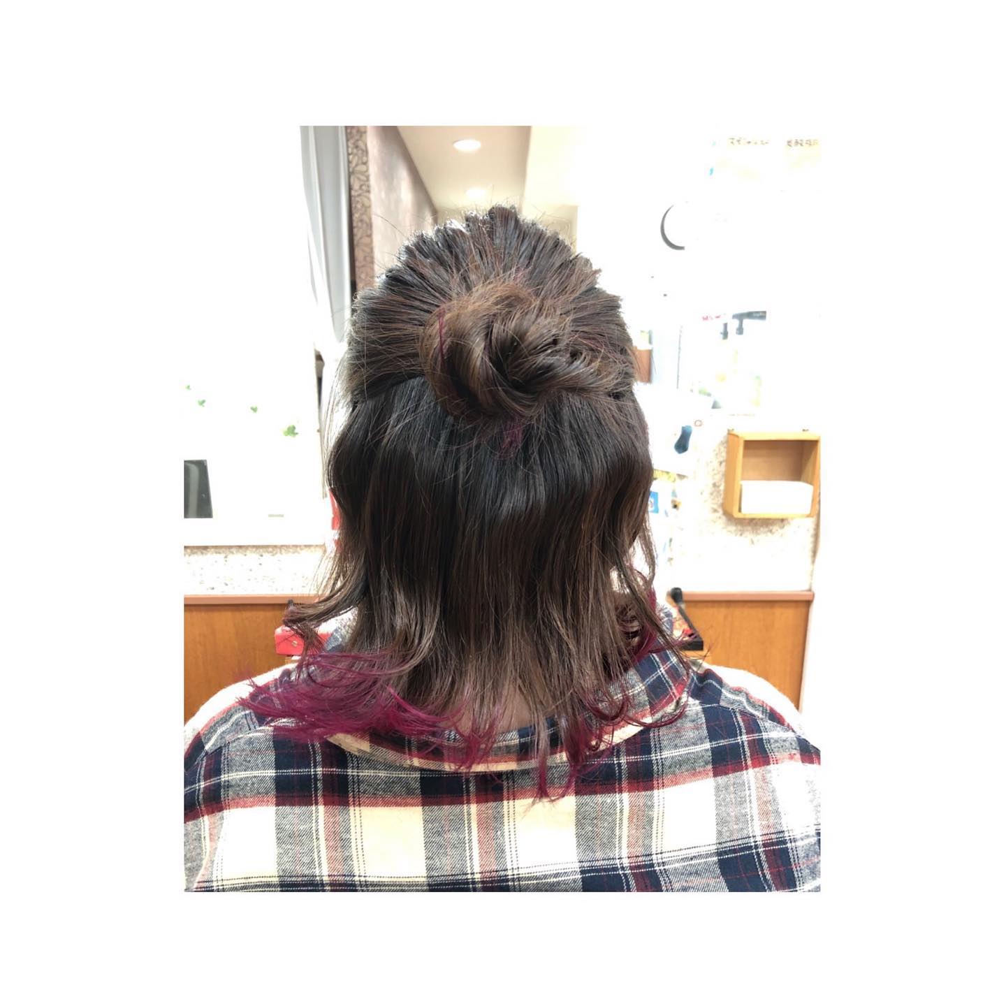 こんにちは！アニモ蒲生店金子です（＾ω＾）だんだん暑くなってきて髪をアップする機会も多くなってきますね！ボブや肩くらいの長さでもハーフアップは出来ちゃいます#エヌドットスタイリングセラム　でさらにツヤ感UP..#ナフ゜ラ#Nト゛ットセラム#Nト゛ットシアミルク #当日こ゛予約OK#ミルホ゛ン#エルシ゛ュータ゛#エルシ゛ュタ゛エマルシ゛ョン#リファストレートアイロン#縮毛矯正  #美容室  #BRP #美容求人 #アシスタント募集 #スタイリスト募集 #アイリスト募集 #美容学生 #サロン見学 #ママさん美容師 #埼玉#蒲生#蒲生美容室