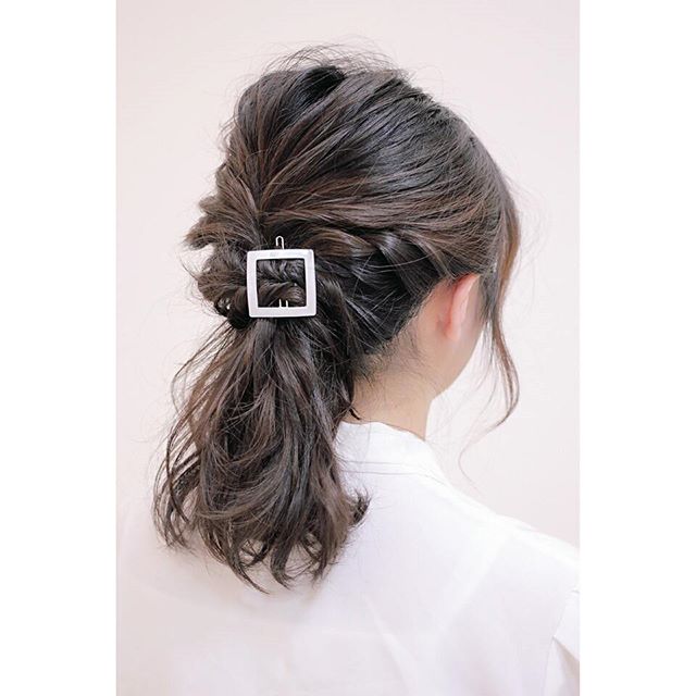 およばれアレンジ♪→3700yen#春日部美容室animo #brp #小林勝人 #ヘアアレンジ #ヘアセット #結婚式 #二次会 #およばれ #0487532117