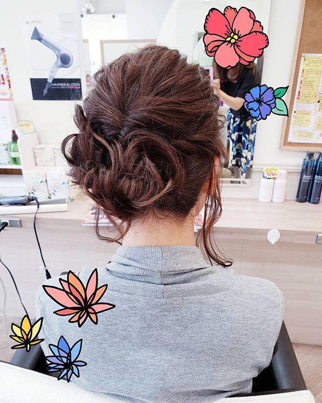 大切なイベントでのヘアセットお任せください！イベント事のスタイル提案させていただきます！川間南口店仲野#川間美容室#野田美容室#パーティセット野田#野田N.