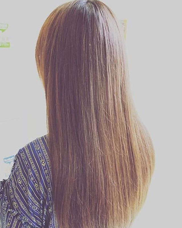 サラサラストレートで艶感もアップ️️朝のお手入れも簡単です️川間南口店山本#ナプラ#Nドットセラム#ミルボン#Nドットシアミルク#お子様同伴ok #当日ご予約OK#ロブ#エルジューダ#エルジュダエマルジョン#ナシードカラー#ナピュール#ヘアビューロン#アレンジスタイル#ビューロンカールアイロン#縮毛矯正