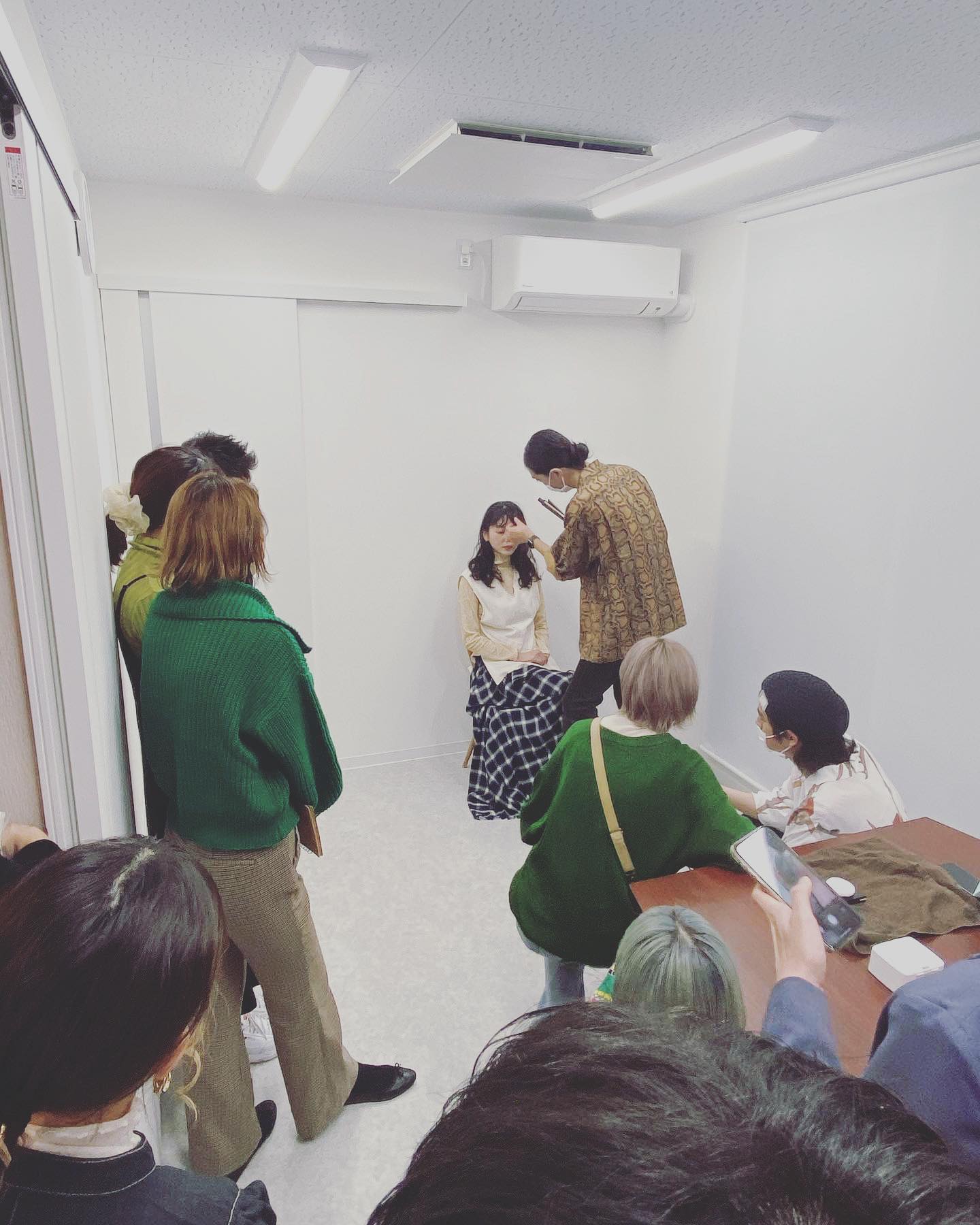 先日のフォト撮影の講習会の様子🏻‍♀️