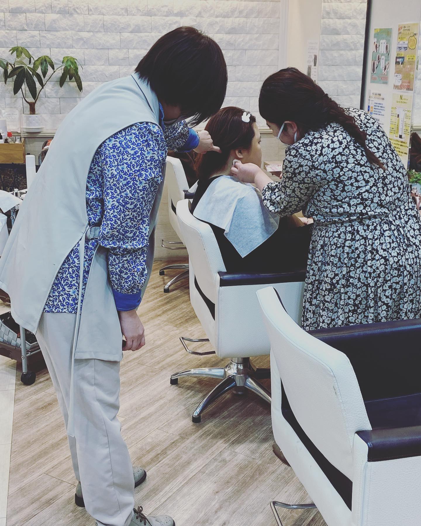 成人式に向けてレッスン