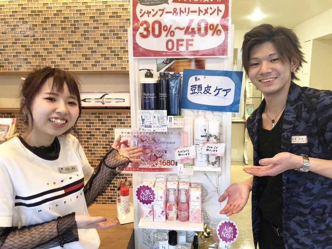 夏はしっかり頭皮ケアしましょう️ 炭酸シャンプーかオススメ