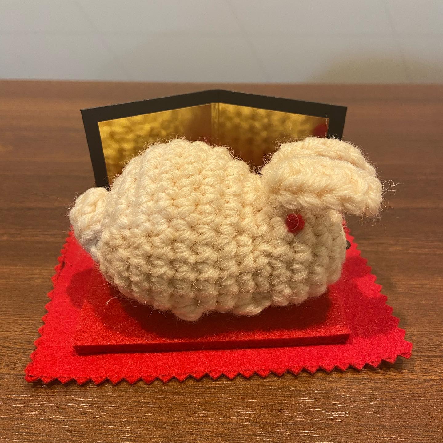 お客様が使って下さったうさぎ　少しゴージャスにしてみました️