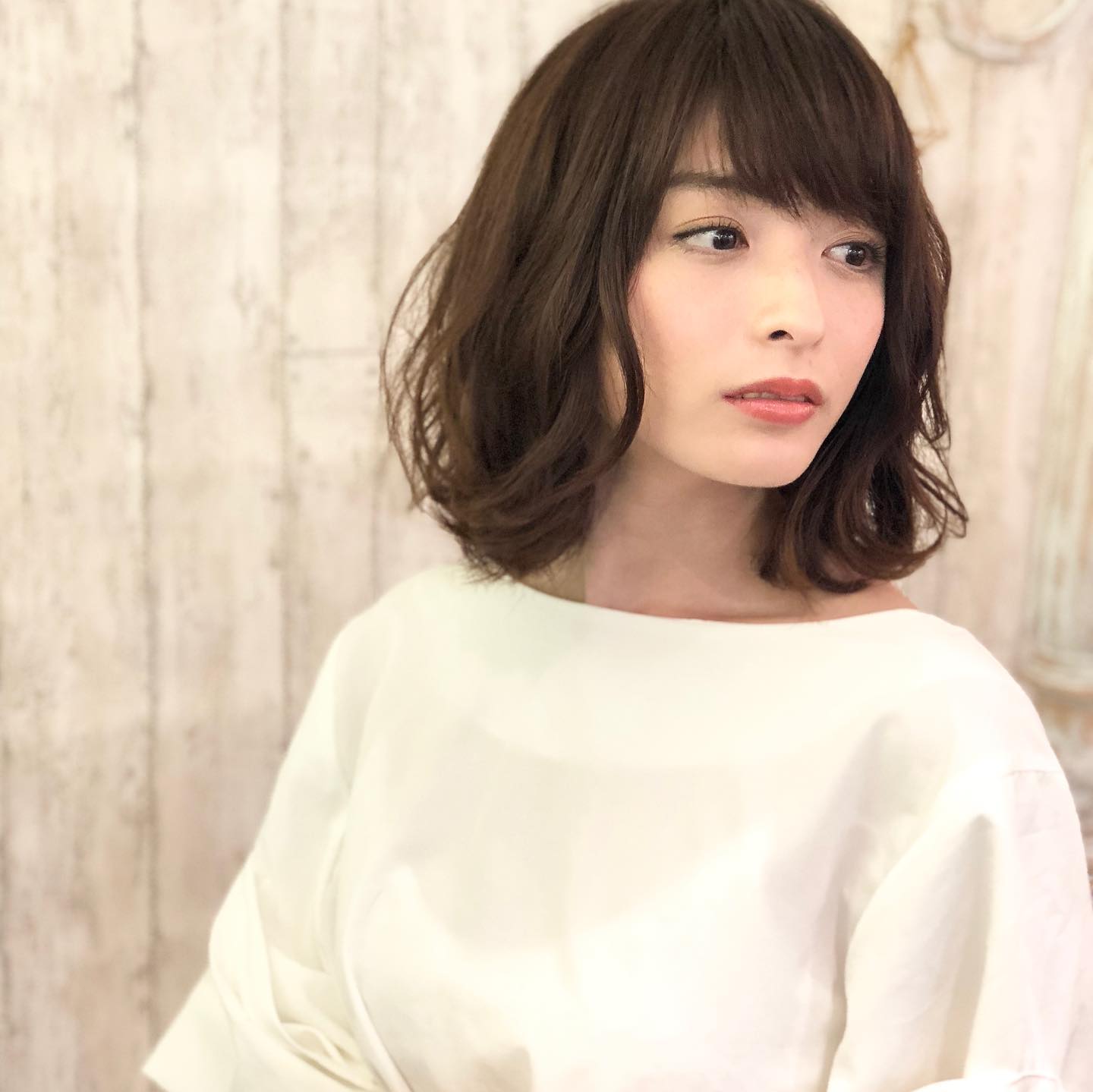 南流山の美容室アニモフィオレンテ｜これからの季節、おろしてスタイリングしたり、?暑い日は結んでスタイリングしたり?色々できるのが扱いやすくオススメです(^-^)?緩めにウェーブがあるととてもスタイリングしやすいです♪?アニモフィオレンテ南流山?糸賀??#アニモフィオレンテ南流山 #BRP #流山美容室 #南流山駅 #エヌドットポリッシュオイル #エヌドットシアミルク #エヌドットオム #エヌドットシャンプー #エヌドット取扱店 #ナプラエヌドット #ナプラオーガニックカラー #ナプラカラーケア #ナプラトリートメント #ナピュール #小顔カット #小顔効果 #大人ショート #前下がりショート #30代髪型 #40代髪型 #50代髪型  #南流山 #コロナ対策 #プライベートタオル #リファ #レア髪 #日曜日休み #リクルート #6時まで営業 #社会保障完備?