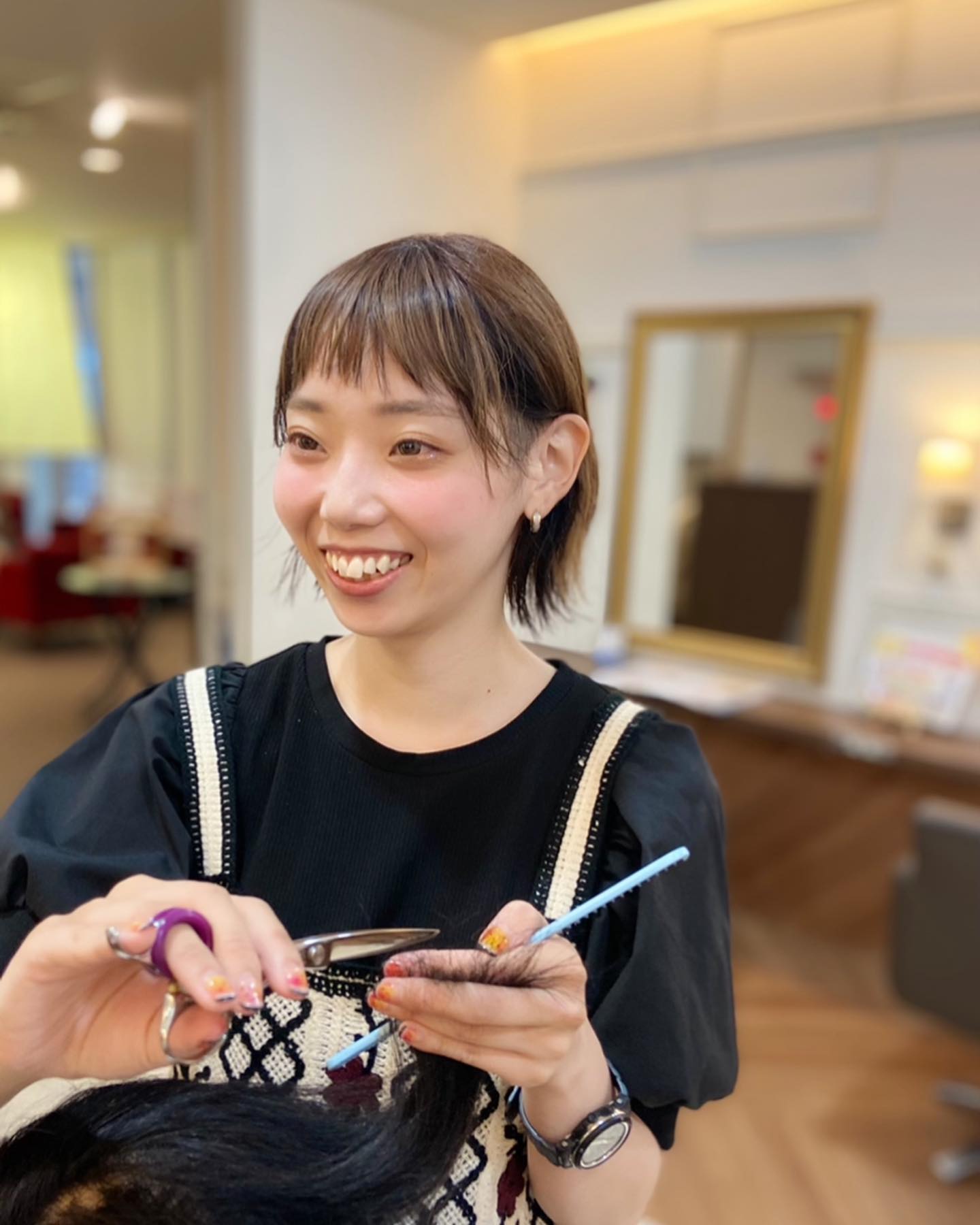 お洒落なヘアカラーが得意なスタイリスト増尾!!