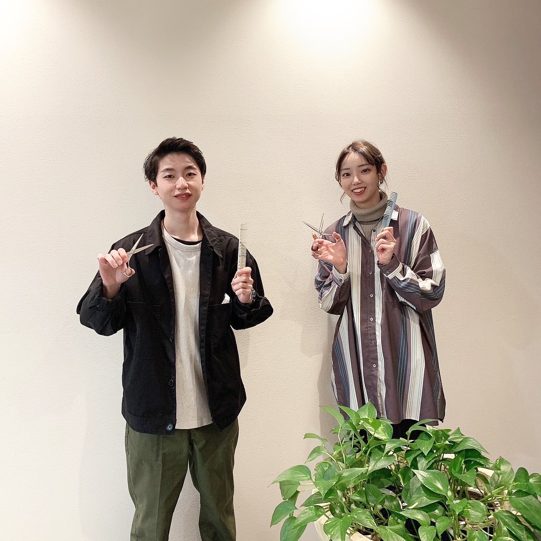 今日は三郷店からスタイリストの小澤くんがヘルプできてくれています！